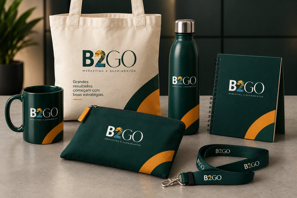Linha de brindes personalizados B2GO